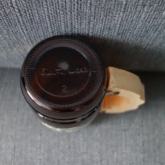 Vintage Siesta Ware 2 Atlantic City New Jersey Mug with Wooden Handle - Picture 9 of 12